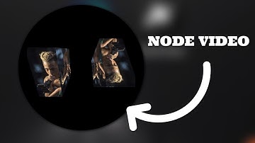 3d cube split in node video editor AE inspired