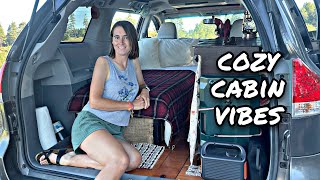 TOYOTA SIENNA CAMPER CONVERSION [شاحنة صغيرة، عربة نقل اقتصادية، عربة نقل سيينا]