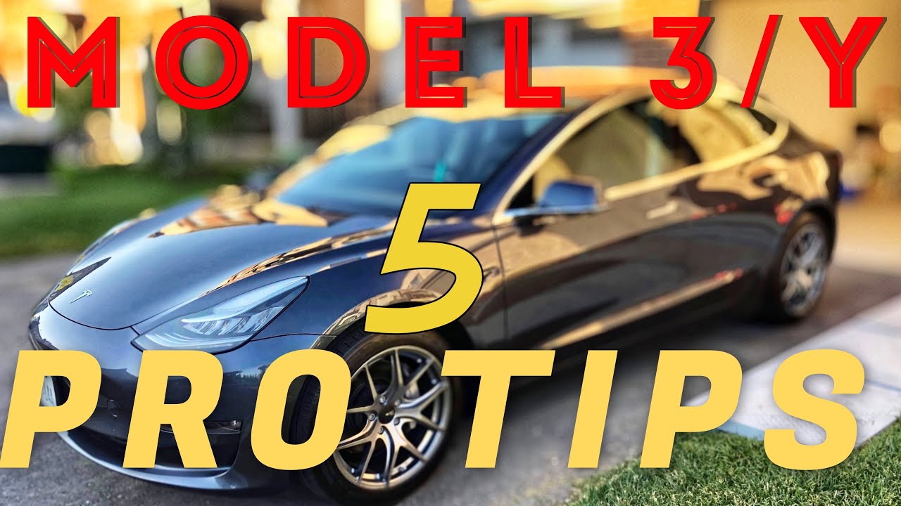 5 PRO TIPS for your Tesla Model 3/Y - YouTube