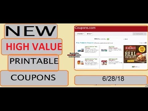 New HIGH VALUE Printable Coupons!!!- 6/28/18