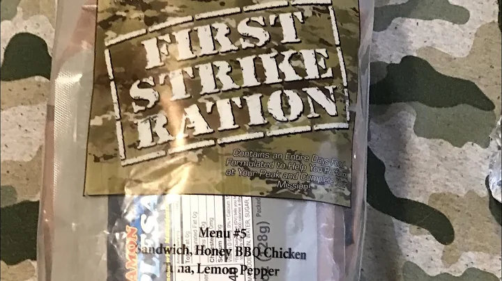 First Strike Ration Menu #5 Taste Review