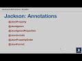 Part 8 | Jackson | Important Annotations