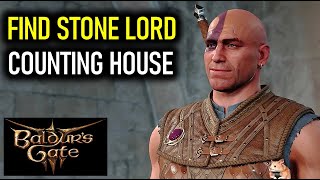 Find the Stone Lord at the Counting House Minsc Baldur s Gate 3 BG3