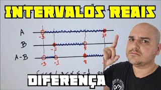 Operações com intervalos -  Diferença