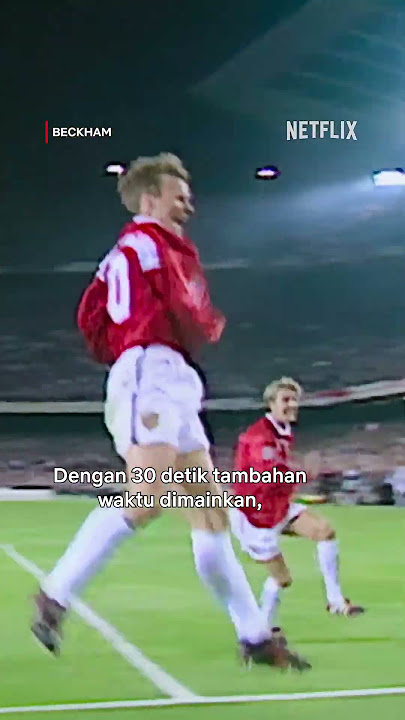 DRAMATIS~ Detik-detik MU Akhirnya Dapet TREBLE di tahun ‘99 | Beckham | #Shorts