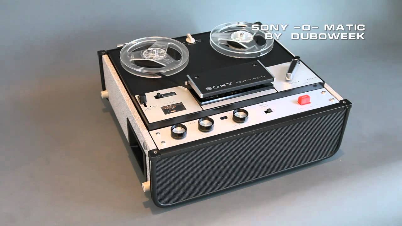 Sony Reel To Reel: Sony-O-Matic Vintage Tape Recorder Demo 