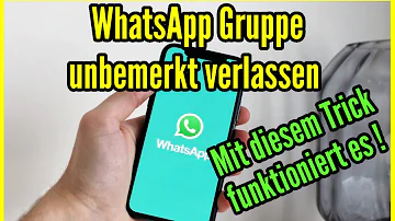 Wie kann ich aus einer Gruppe austreten?