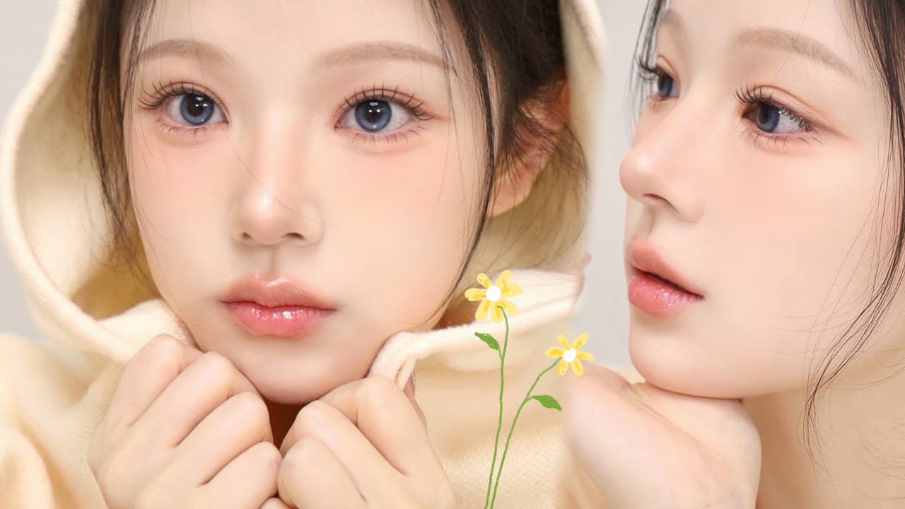 봄 유자 색감 메이크업 🍋 청순한데 묘하게 신비롭네 • • ?