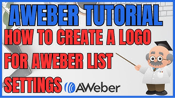 ✅ How to Design Logo for Aweber List Settings - [Step by Step Tutorial]