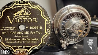 Amazing Sound! Edison Bell Portable Gramophone - My Sugar and Me - Billy Mays - Victor 78 Record!! screenshot 2