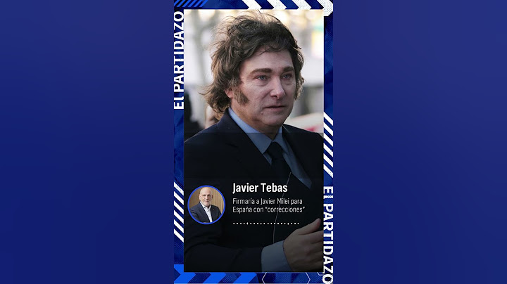 Tebas firmaría a Javier Milei para España... con "correcciones" | El Partidazo de COPE