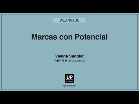 Valeria Sandler - "Marcas con Potencial" | Webinar DC