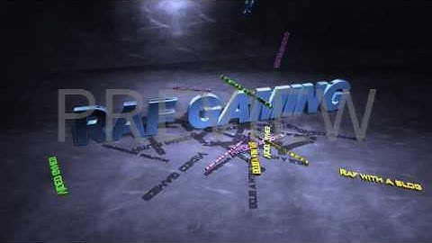 Epic Rafael gaming stuff letters intro - Created using Flixpress.com