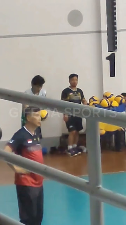 Jump serve keras FARHAN HALIM💪🔥 - di TC Voli SENTUL #volleyball #jump #sports #indonesia