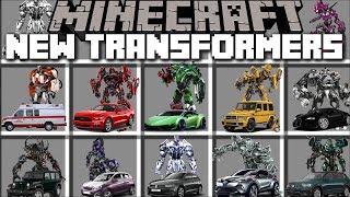 Minecraft NEW TRANSFORMERS MOD / FIGHT OFF DECEPTICONS AND WIN THE BATTLE!! Minecraft