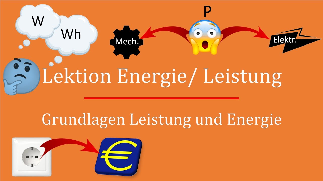 Grundlagen Leistung und Energie