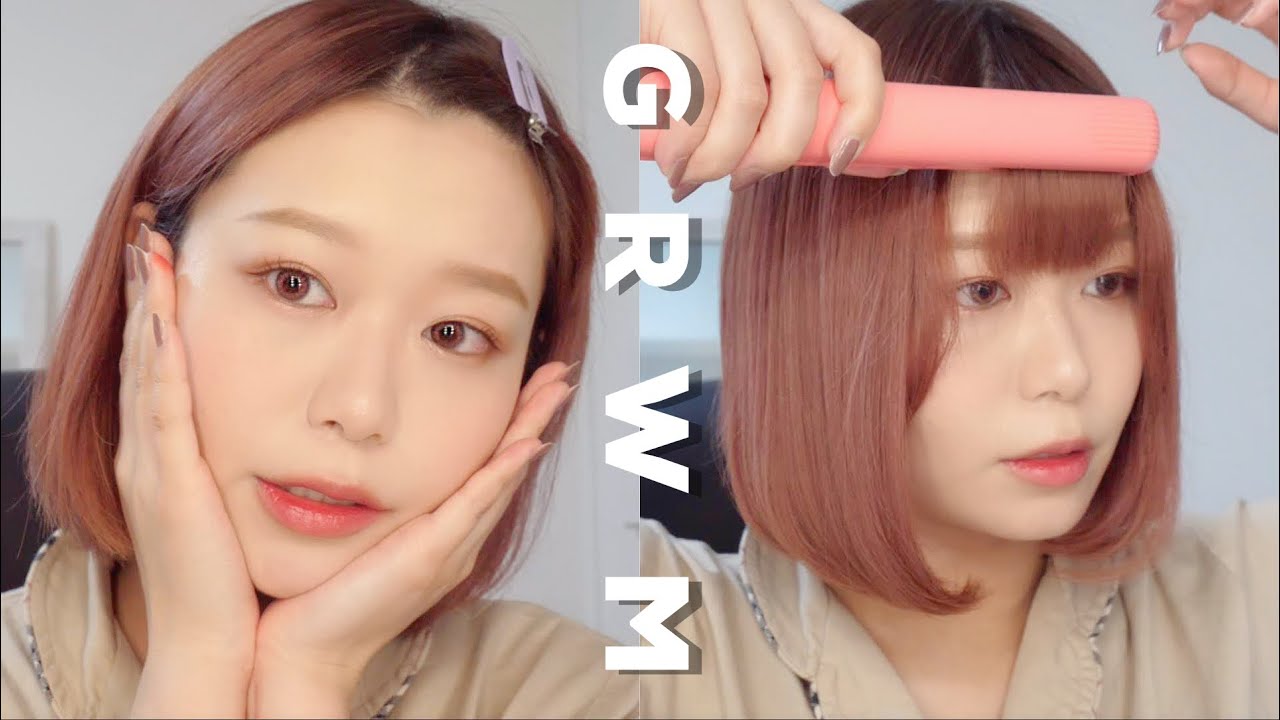 Grwm 私と出掛ける準備をしましょう ピンクブラウンメイク ヘア コーデ Get Rady With Me By桃桃 Youtube