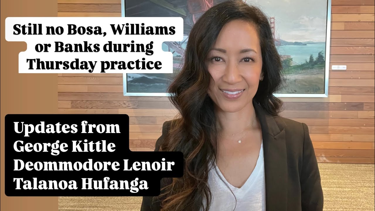 Image Talanoa Hufanga image beautiful image beautiful - Still no Bosa, Williams, Banks at Thursday's #49ers practice - YouTube
