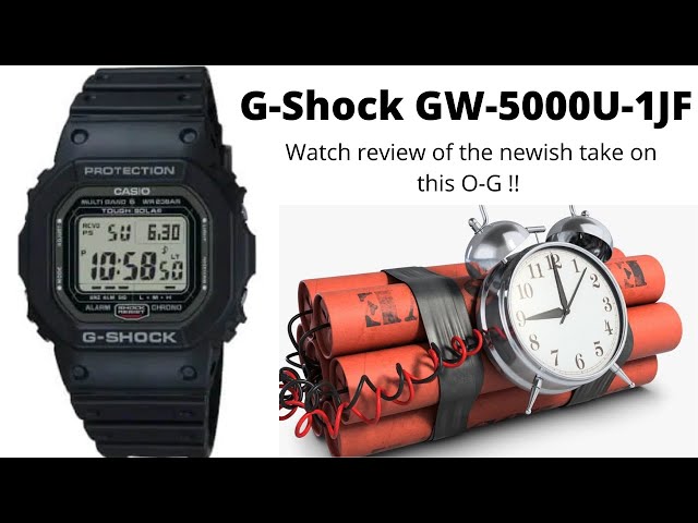 CASIO G-SHOCK GW-5000U-1JF - watch review of the legend