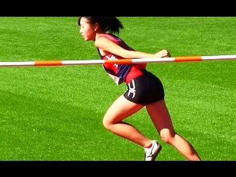W'High Jump Ruka Hadano (1st place) Junior Olympic Track and