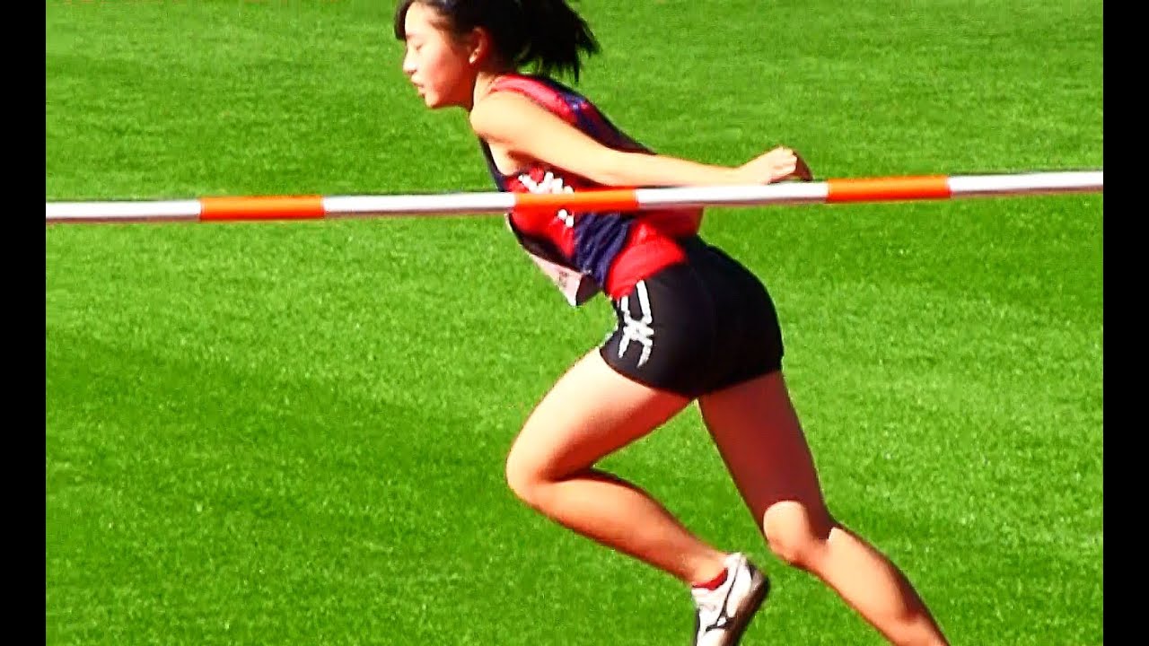W'High Jump Ruka Hadano (1st place) Junior Olympic Track and