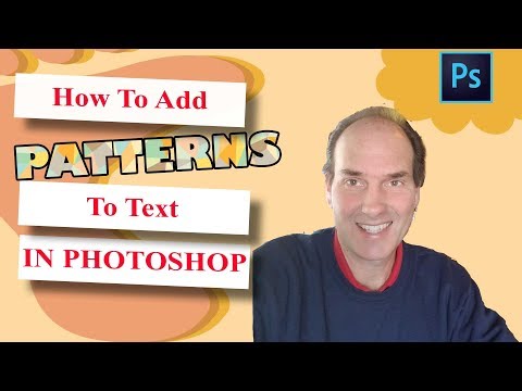 How To Add Patterns To Text In Photoshop | Photoshop CC Tutorial