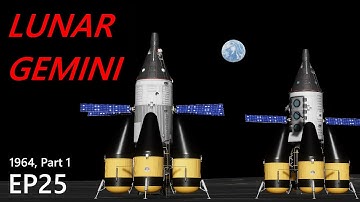 Big Gemini Moon Base - KSP Terminal Velocity EP25 (1964, Part 1) [RSS/RO/RP1]
