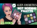 NEW ALIEN COSMETICS NOT NORMAL EYESHADOW PALETTE | 2 Looks + Swatches | Steff's Beauty Stash