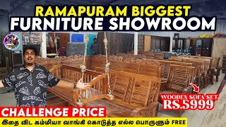 Biggest Showroom in Ramapuram Market 😯இத விட கம்மியா வேற எங்காச்சு கொடுத்தா எல்லா பொருட்களும் FREE😲