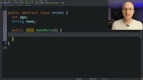Abstracte klassen en methoden in Java uitgelegd in 7 minuten