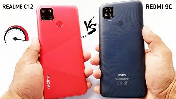 Xiaomi Redmi 9C Vs Realme C12 Speed Test & Comparison!
