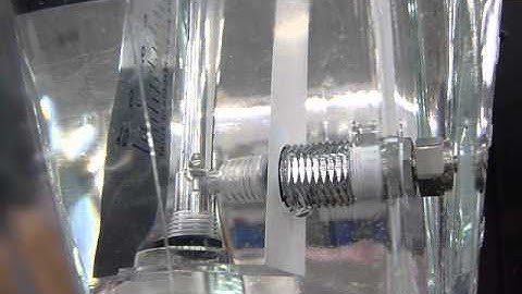 Water bubble test   leaking flow meter