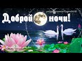 🌜 День прошел. Спокойной ночи! Доброй ночи, нежных снов! Музыкальная открытка