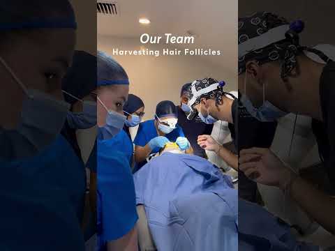 HAIR TRANSPLANT before, during and after