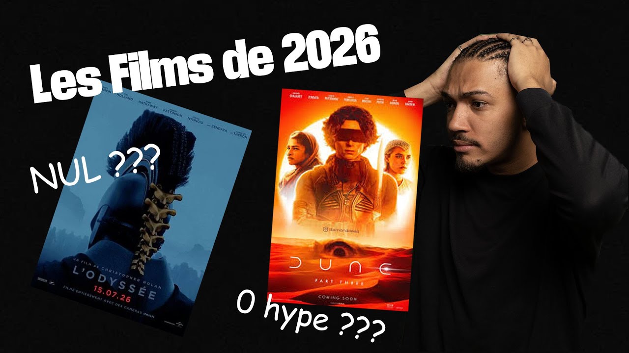 TIERLIST DES FILMS LES PLUS ATTENDUS DE 2026