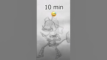 How to draw FishFace in 10sec,10min,1hr|teenage mutant ninja turtles🐟🥶