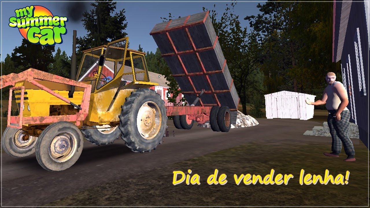 My Summer Car #9: Bora vender lenha para finalizar a montagem desse motor!🪓