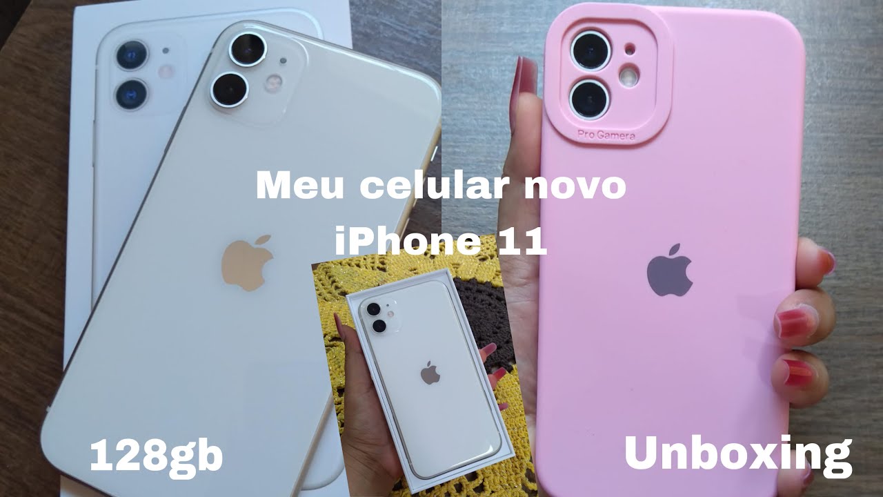 MEU CELULAR NOVO | IPHONE 11 BRANCO 128gb *unboxing*