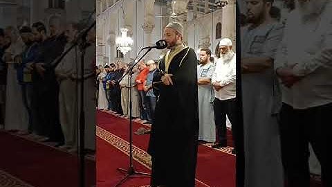 صلاة العشاء من الأموي الكبير بدمشق للقارئ عثمان الدباس ليوم الأربعاء ٢٣ ربيع الثاني ١٤٤٧ ه‍