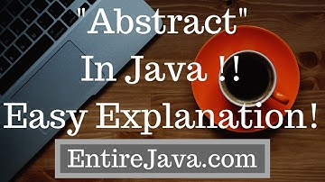 Abstraction In Java - Easy explanation [entirejava.com]