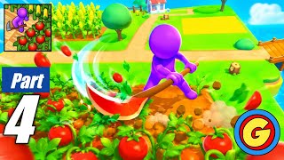 🎮 Farm Land: Farming Life Gameplay Walkthrough Part 4 | Bigger Farm Expansion (Android, iOS)