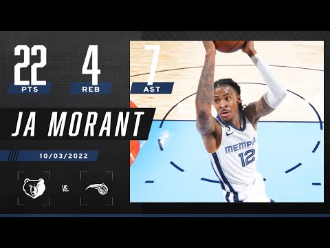 Ja morant puts on a show with 22 pts & 7 ast in preseason 〽️ | nba on espn