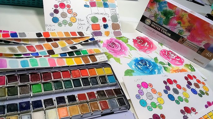 Artsavingsclub - Remember we told you on Wednesday that we were busy  processing the brand new loose, Mungyo Watercolor Half pans in all 48  colours available? Wellprocessing all done and they are