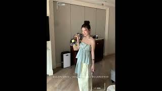 여름휴가에 꼭 챙길 리본 탑 #여름상의 #리본뷔스티에 #러플탑 #여름휴가룩 #가슴라인예쁜탑 #여리핏탑 #오프숄더