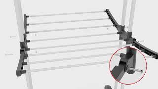 Triplex 3 Katlı Çamaşır Kurutmalık Kurulum Videosu