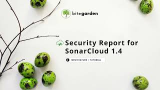 New Feature Security Report Sonarcloud 1.4