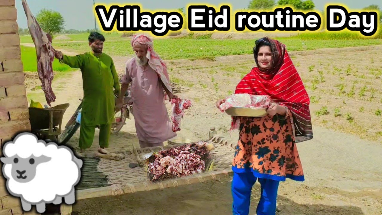 Village Eid Routine Day🎁|| Pakistan village life ||  Yousuf family vlog