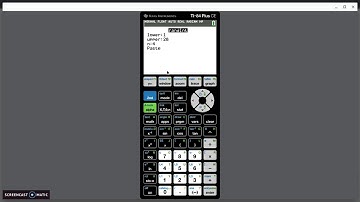 Random Sampling using TI 84