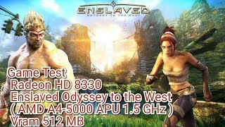 Game Test Radeon Hd 8330 Enslaved Odyssey To The West Amd A4-5000 Apu 1.5 Ghz Vram 512 Mb
