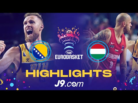 Bosnia-Herzegovina 🇧🇦 - Hungary 🇭🇺 | Game Highlights - FIBA #EuroBasket 2022